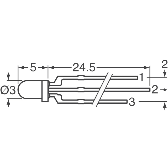 WP3VGYW Kingbright  LED Indication - Discrete